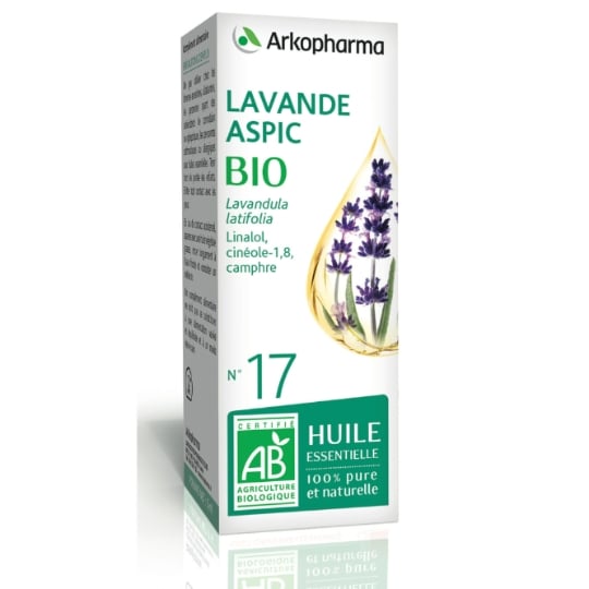 Huile essentielle Lavande Aspic 100% Pure et Naturelle Bio ARKOPHARMA