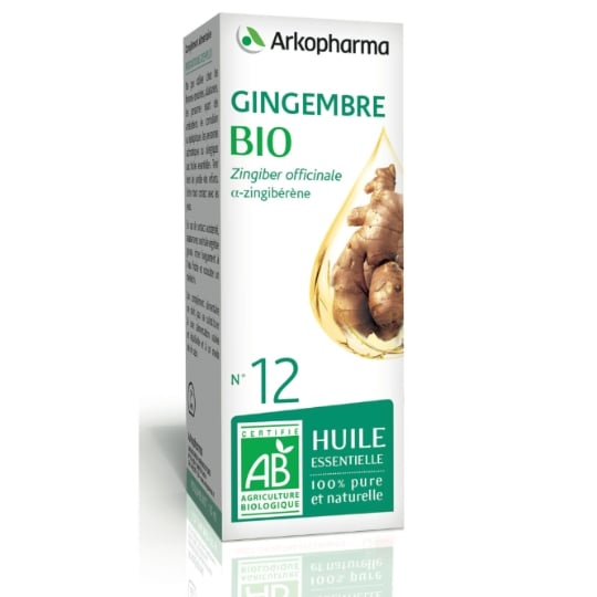 Huile essentielle Gingembre 100% Pure et Naturelle Bio ARKOPHARMA