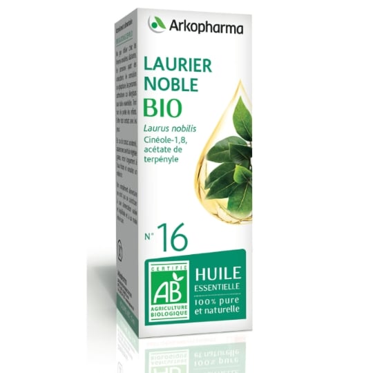 Huile essentielle Laurier Noble No16 100% Pure et Naturelle Bio ARKOPHARMA