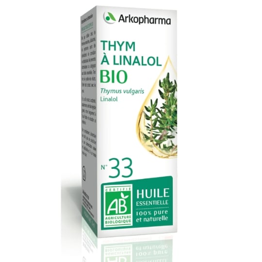 Huile essentielle Thym à Linalol 100% Pure et Naturelle Bio ARKOPHARMA
