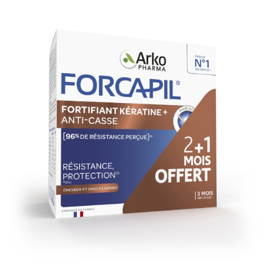 Complément alimentaire Fortifiant Kératine Cheveux Abîmés ARKOPHARMA
