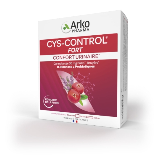 Complément alimentaire Confort Urinaire 3 Actifs d'Origine Végétale Framboise ARKOPHARMA