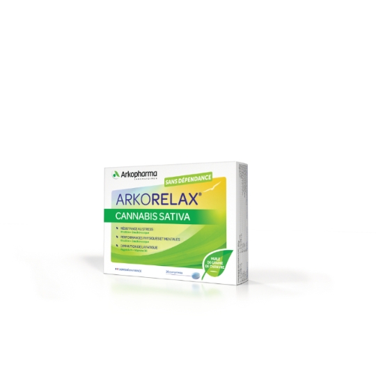 Complément alimentaire Anti-Stress Serein et Relaxé Huile de Chanvre ARKOPHARMA