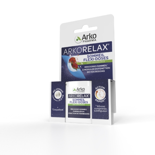 Complément alimentaire Flexi-Dose Sommeil Nuit Calme et Sereine ARKOPHARMA