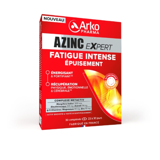 Complément Alimentaire Azinc Expert Fatigue Intense Epuisement ARKOPHARMA