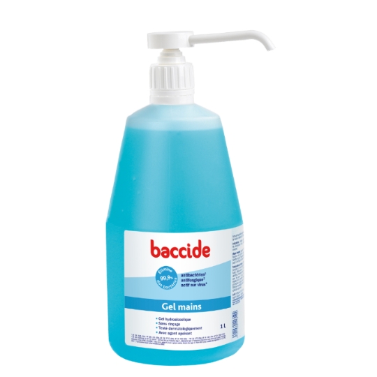 Gel Hydroalcoolique Antibactérien Sans Rinçage Efficace BACCIDE