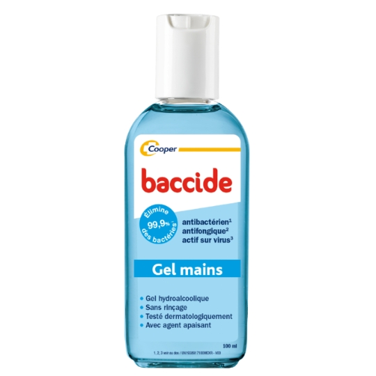 Gel Hydroalcoolique Désinfectant Mains Actif en 30 Secondes BACCIDE