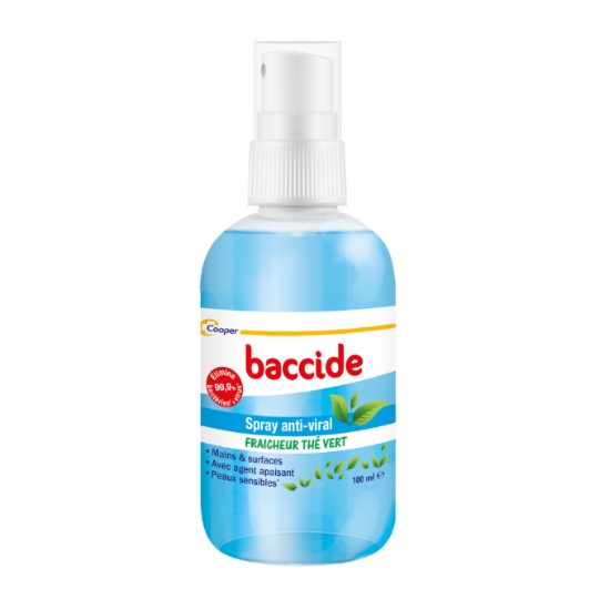 Désinfectant Mains Virucide et Bactéricide au Thé Vert BACCIDE