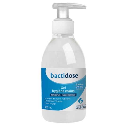 Gel Hypoallergénique Bactéricide Levuricide Virucide BACTIDOSE