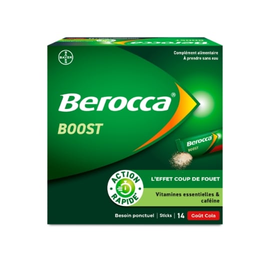 Complément alimentaire Energie Physique et Mentale Goût Cola BEROCCA