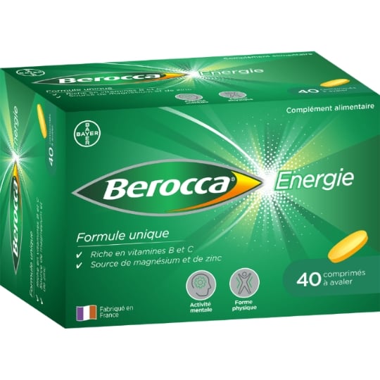 Complément alimentaire Vitalité Énergie Activité Mentale Forme Physique BEROCCA