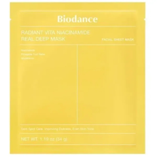 Masque Visage Radiant Vita à la Niacinamide BIODANCE