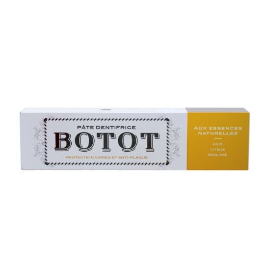Dentifrice Anis Citrus Réglisse Lutte Contre la Plaque Dentaire BOTOT