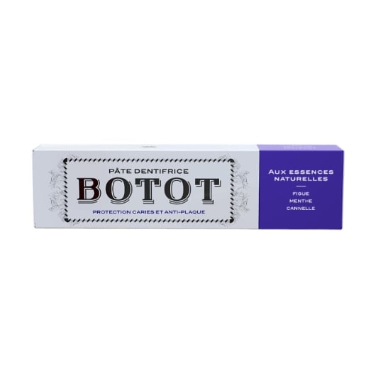 Dentifrice Protection Caries et Anti-Plaque Figue Menthe Canelle BOTOT