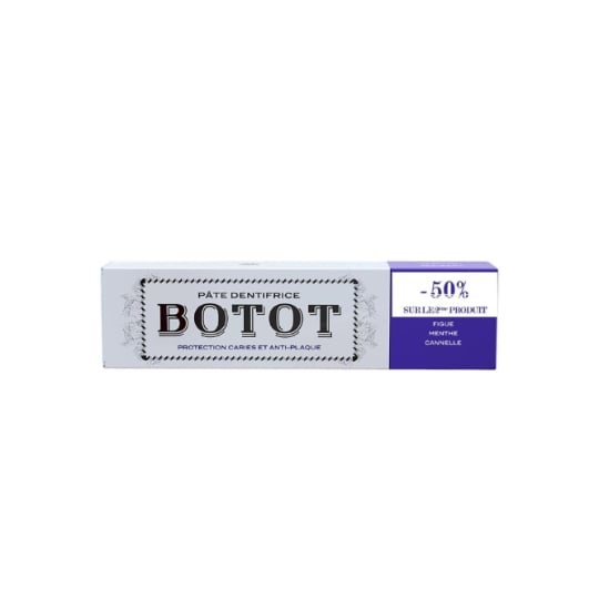 Dentifrice Anti-caries Anti-plaque Figue Menthe Cannelle BOTOT