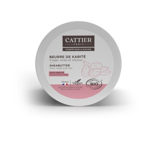 Beurre Visage Corps Cheveux Répare et Protège Karité Bio CATTIER