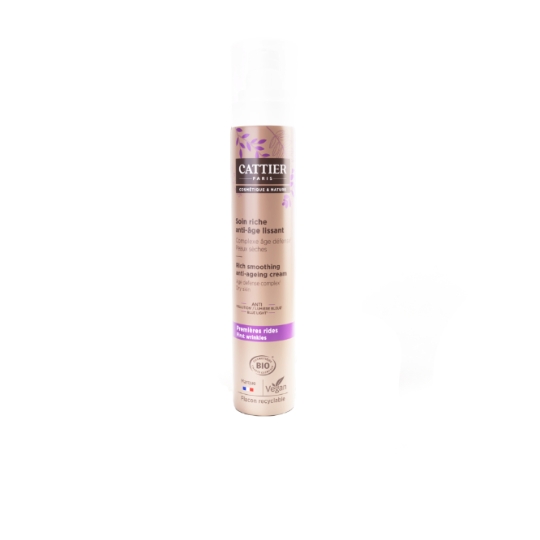 Crème Riche Anti-âge Lissant Bio CATTIER