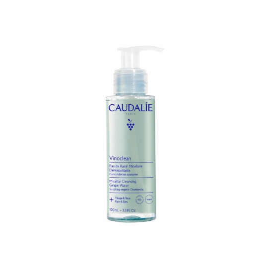 Eau de Raisin Micellaire Démaquillante Camomille Bio Apaisante Visage & Yeux CAUDALIE