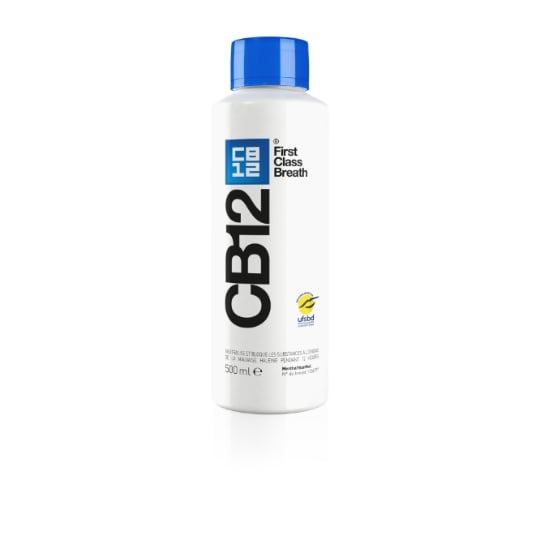 Bain de bouche Neutralise la Mauvaise Haleine 12h Menthe CB 12
