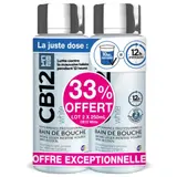 Bain de bouche Blancheur Haleine Fraîche 12h Goût Menthe CB 12