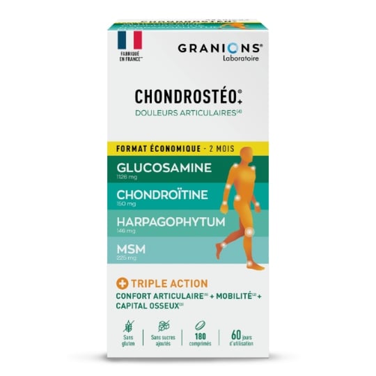 Complément alimentaire Mobilité Souplesse Capital Osseux CHONDROSTEO
