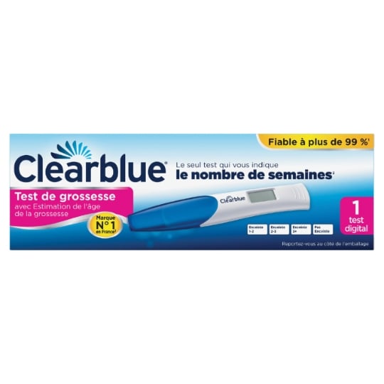 Test de grossesse Digital Estimation de l'âge de Grossesse CLEARBLUE
