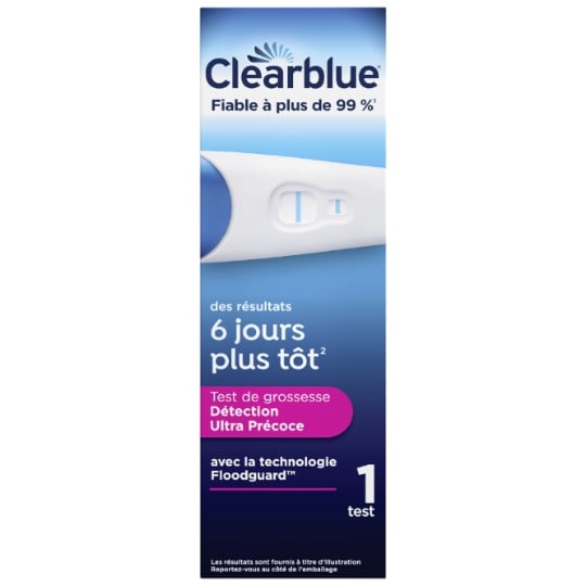 Test de grossesse Détection Précoce 6 Jours Avant CLEARBLUE