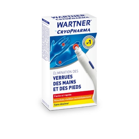 Traitement Anti-verrue Mains et Pieds Action Rapide Stylo Applicateur CRYOPHARMA