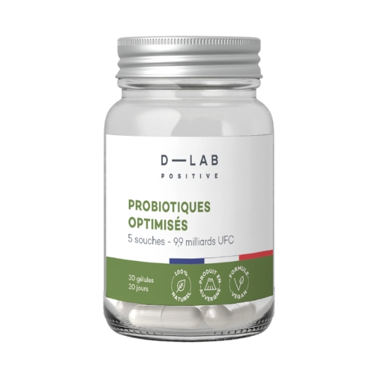 Complément Alimentaire Probiotiques Optimisés D-LAB POSITIVE