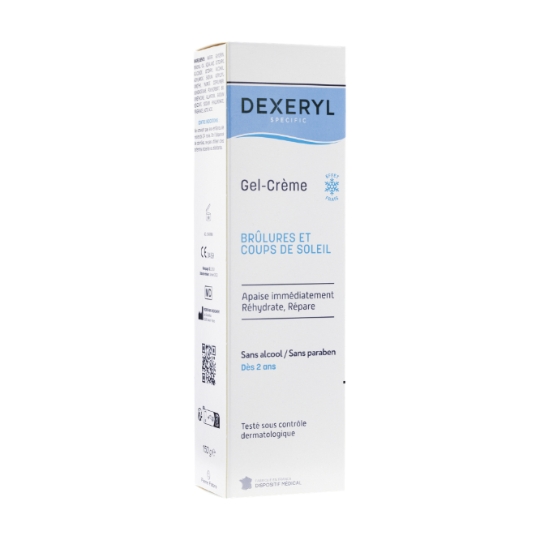 Gel Corps Apaise et Répare Brûlures et Coups de Soleil DEXERYL