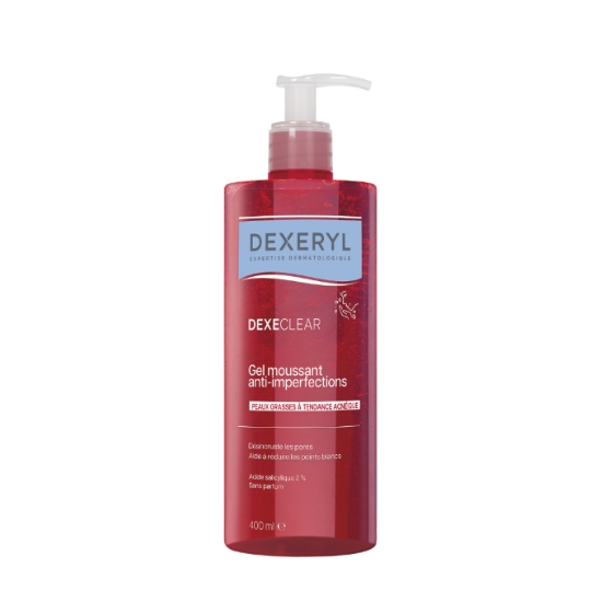 Gel moussant Visage Peau Grasse à Tendance Acnéique Anti-imperfections DEXERYL