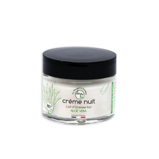 Crème Nuit Visage Lait d'Ânesse Aloé Vera Baya Bio DMP