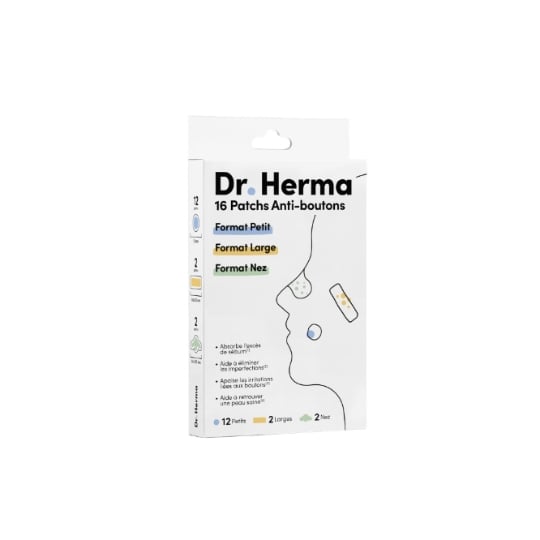 Patchs Anti-boutons Absorbant Sébum Apaisant Peaux Grasses à Imperfections DR HERMA