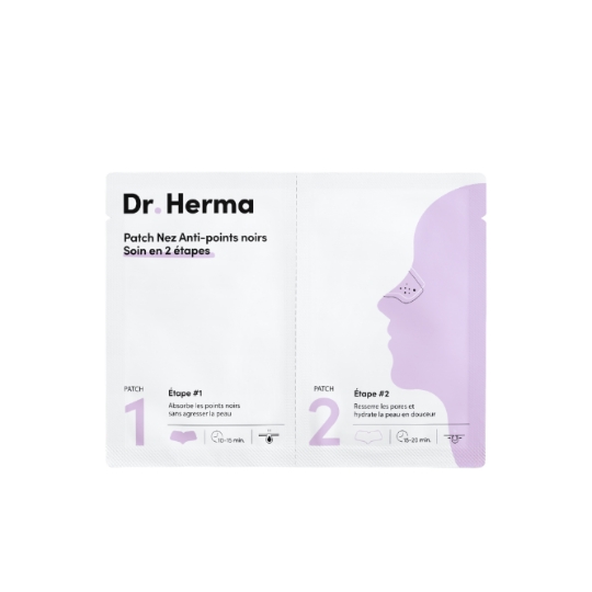 Patchs Nez Points Noirs Soin en 2 étapes DR HERMA