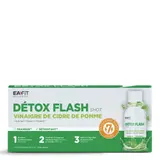 Complément alimentaire Détox Flash Vinaigre de Cidre de Pomme Draineur Détoxifiant Shots Prêts à Boire EAFIT