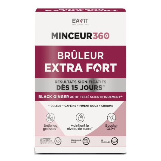 Complément Alimentaire 360 Brûleur Extra Fort EAFIT MINCEUR