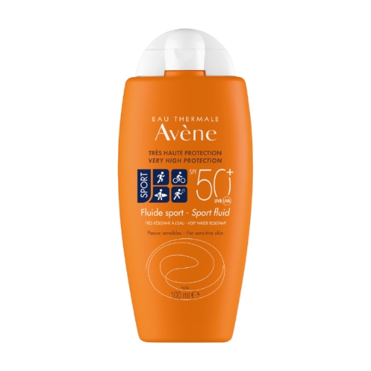 Crème solaire Sport Visage Peau Sensible Très Haute Protection Spf 50+ Résistant à l'Eau et à la Sueur EAU THERMALE AVENE