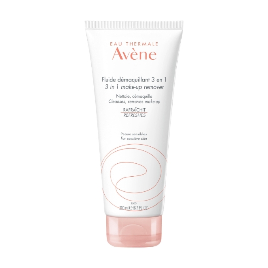 Lait démaquillant Visage Yeux Lèvres Toutes Peaux Sensibles 3 en 1 EAU THERMALE AVENE