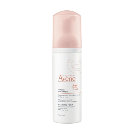 Mousse Visage Yeux Peau Sensible Normale à Mixte Nettoyante Apaisante EAU THERMALE AVENE