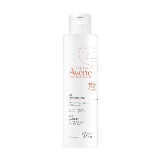 Lait démaquillant Visage Yeux Peaux Sensibles Sèches et Très Sèches EAU THERMALE AVENE
