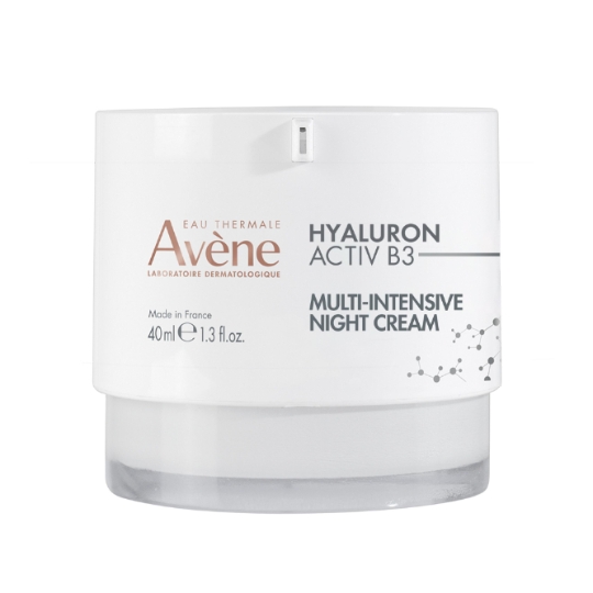 Crème Corps de Nuit Multi-Intensive Réparatrice Fermeté et Élasticité Hyaluron Activ B3 EAU THERMALE AVENE
