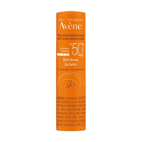 Baume à lèvres Spf 50+ Protection Solaire et Hydratation EAU THERMALE AVENE