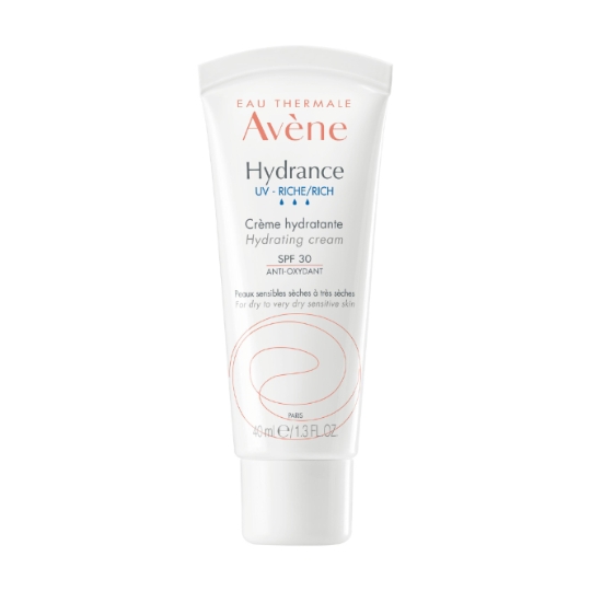 Crème Hydratante Riche Uv Visage Femme Peau Sensible Hydrance Spf 30 EAU THERMALE AVENE