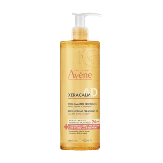 Huile de douche Peaux Très Sèches à Tendance Eczéma Atopique Anti-démangeaisons Visage Corps Xeracalm EAU THERMALE AVENE