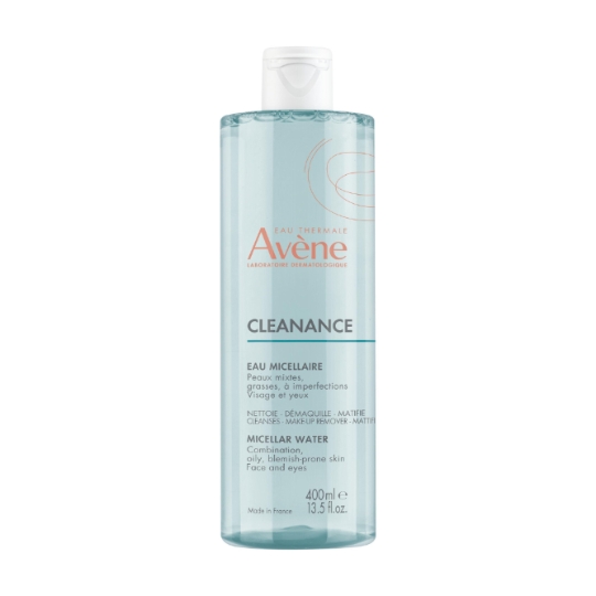 Eau micellaire Visage Peau Grasse Nettoie Démaquille Matifie Cleanance EAU THERMALE AVENE
