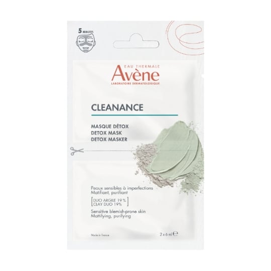 Masque Visage Peau Grasse à Imperfections Purifiant Matifiant Anti-brillance Détoxifiant EAU THERMALE AVENE