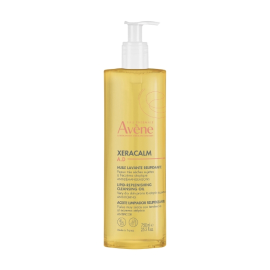 Huile de douche Peaux Très Sèches Sujettes à L'eczéma Atopique et aux Démangeaisons Relipidante Xeracalm EAU THERMALE AVENE