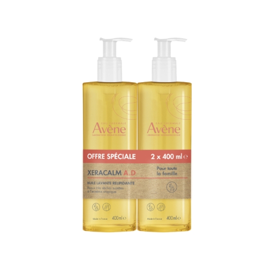 Huile de douche Corps Peaux Très Sèches Xéracalm Relipidante Anti-démangeaisons EAU THERMALE AVENE