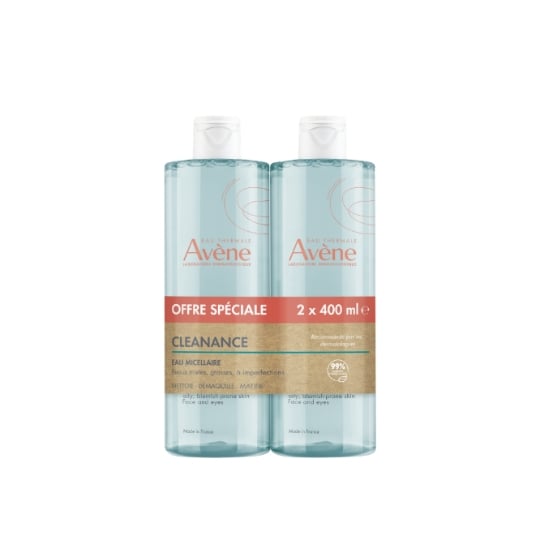 Eau micellaire Visage Yeux Peau Mixte à Grasse Nettoyante Matifiante Cleanance EAU THERMALE AVENE