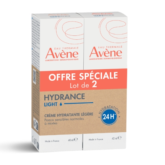 Crème Hydratante Légère Hydrance Light pour Peaux Sensibles Normales à Mixtes EAU THERMALE AVENE